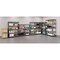 Alera 36 in. x 18 in. x 72 in. 5-Shelf Steel Shelving Unit with Particleboard Shelves - Black